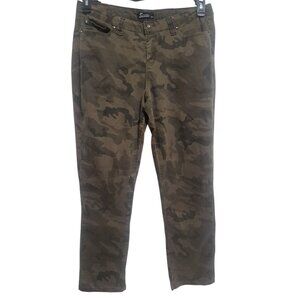 Sizzle Jeans Womens Camo Pants 17 Green Stretch Skinny Casual